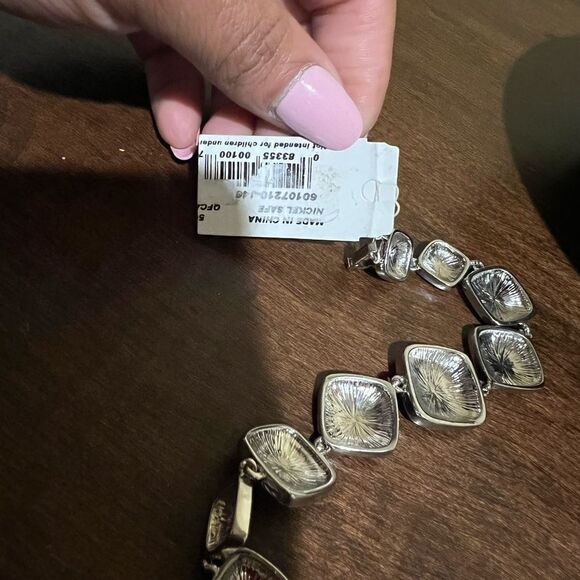 🆕 NAPIER SILVER BRACELET - Picture 2 of 3